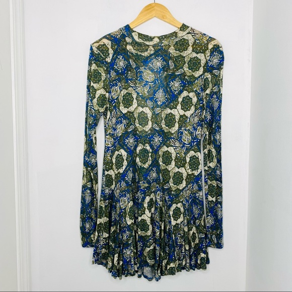 ✔️SOLD NWOT Free People Annabelle Printed Tunic - Picture 2 of 11